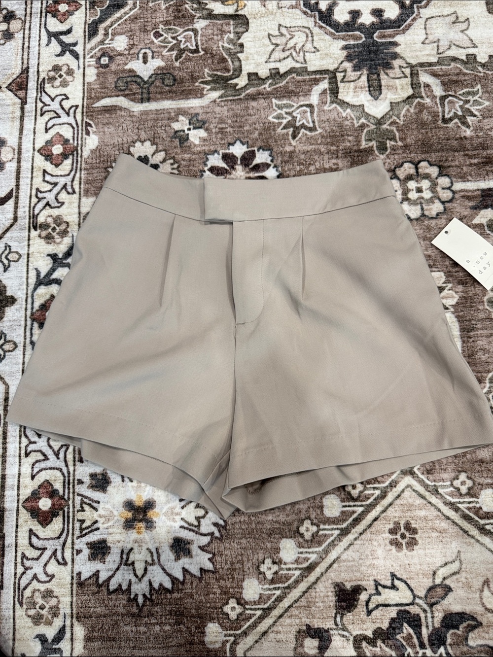 a new day Taupe High-Rise Tailored Shorts